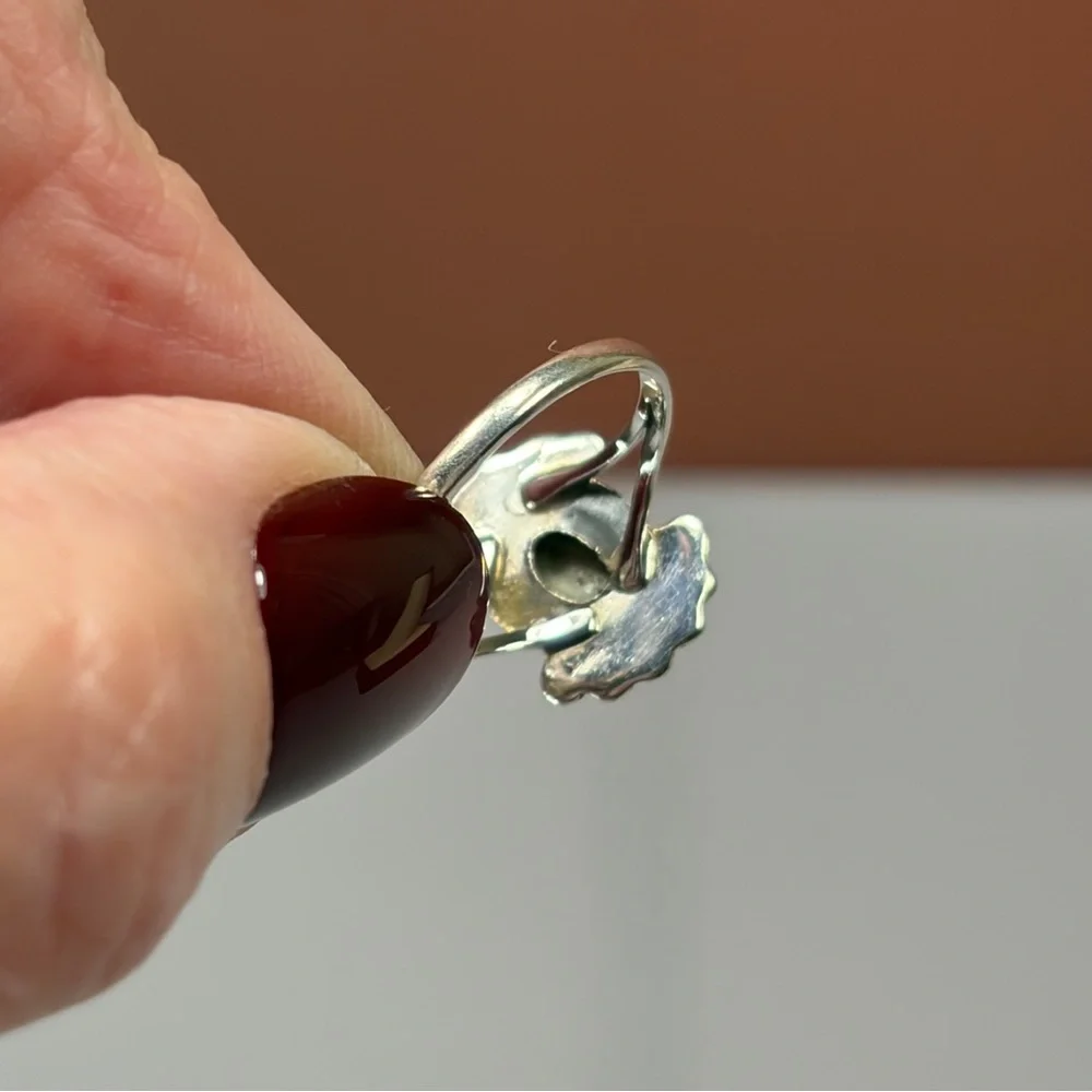925 Sterling Silver Palomino Turquoise Ring